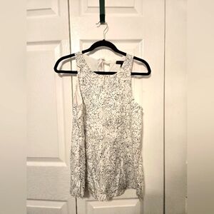 Line Art Sleeveless Blouse from Banana Republic